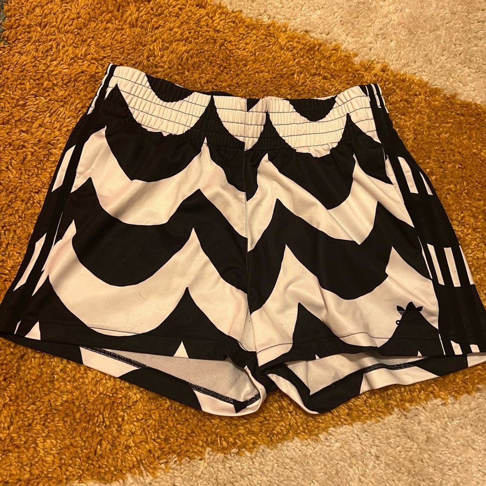 Adidas x Marimekko Black and White Shorts